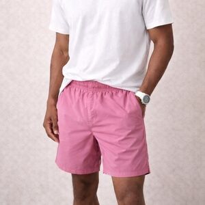 Men's Pink Athletic Shorts Gym Outfit Runner Style Sporty Basic Workout Urban